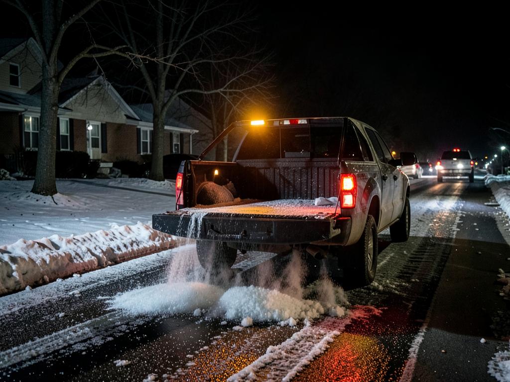 Salt spreader — residential